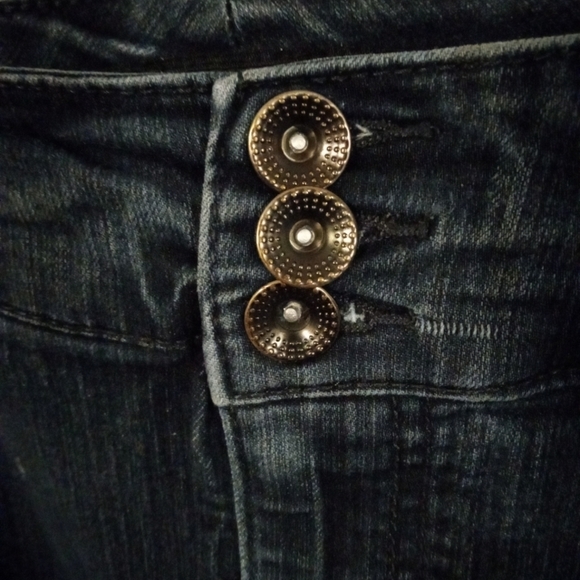 Torrid Jeggings Skinny 3 Vertical Button/Zip Straight Leg Plus Sz. Casual Sz. 22 - Picture 5 of 14